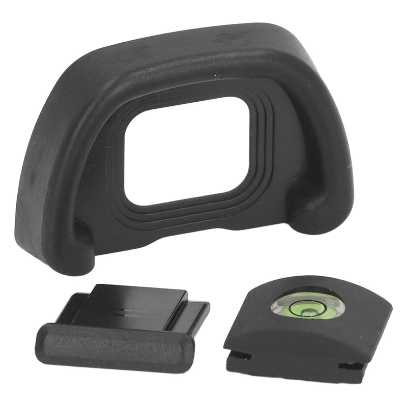 Gugxiom DK-31 Eyepiece Eyecup with Leveler and Hot Shoe Cover, ABS Viewfinder Eye Cup Replacement for DSLR Camera Accessories