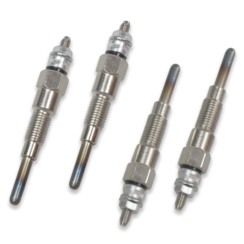 OE Number# 16851-65510 16851-65512 Glow Plug 4PCS For Kubota D722 D902 D905 D1005 D1105 V1505 V1305 Z482 RTV900 RTV1100, Tractor B1700D B1700E ZD326 ZD331, Mower BX1800D BX1830D, 168516551 4pcs 16851-65510