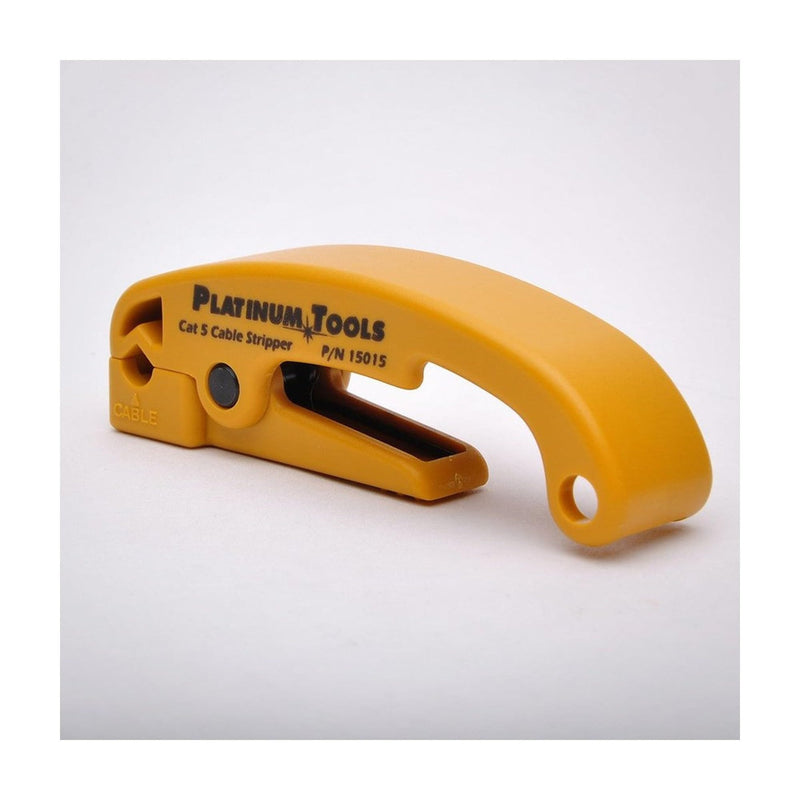 Platinum Tools 15010C Removes cable jackets from multi-core cable (shielded & un-shielded), Cable Stripper for Network and Coax Cable