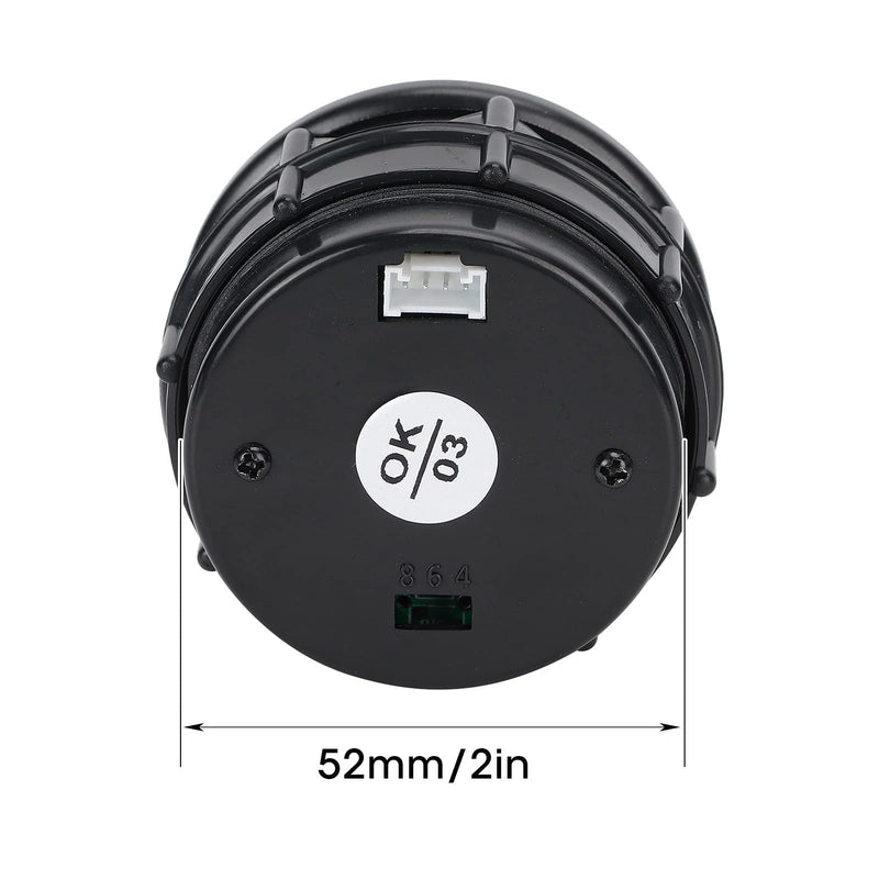 KIMISS Air Fuel Ratio AFR Gauge Kit, 52mm Car Air Fuel Ratio Gauge LED Blue Digital for 12V 4/6/8 Cylinder Gasoline Vehicle
