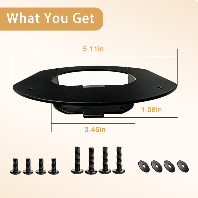 VESA Mount Adapter Compatible with Samsung Odyssey G7 and G6 Monitors | Odyssey VESA Adapter for 27" 28" 32" 49" G65B G70A G70B G75NB G75T G77T 49" CJ890 CRG9 CHG90 S95UA Monitor, Metal Wall Mount