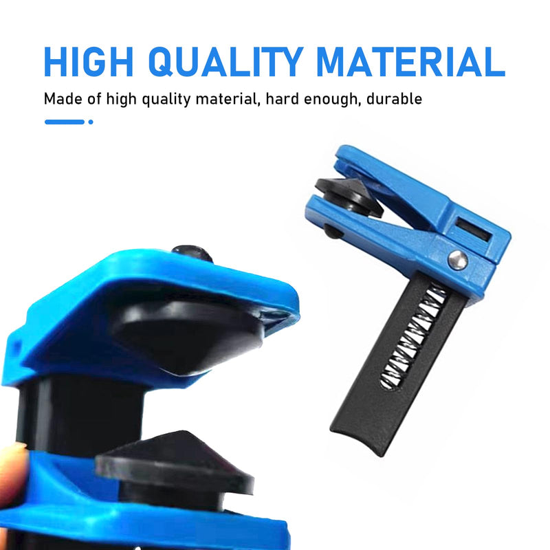4 PCS Car Brake Line Clamp, Car Brake Oil Line Plug Tool, Brake Line Plug Automatic Fluid Stop Clamp Set, Universal for Most Cars (Blue)