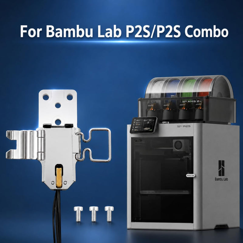 Heating Assembly Kit Compatible with Bambu Lab P2S, Quick-Swap Hotend with Heater Cartridge, Thermistor and Screws