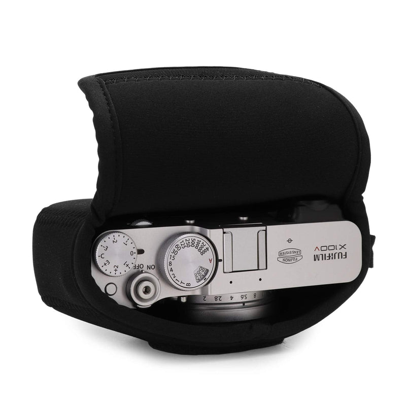 MegaGear Ultra Light Neoprene Camera Case compatible with Fujifilm X100V One Size Black