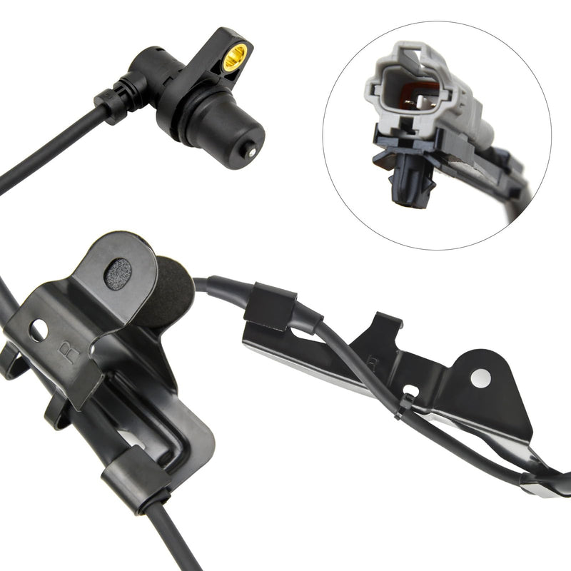 2pcs Front ABS Wheel Speed Sensor Compatible with Toyota Sequoia 2001-2007, for Toyota Tundra 2000-2006, Left & Right ABS Brake Sensor Replacement for OE# 89542-0C010 89543-0C010 ALS664 ALS667