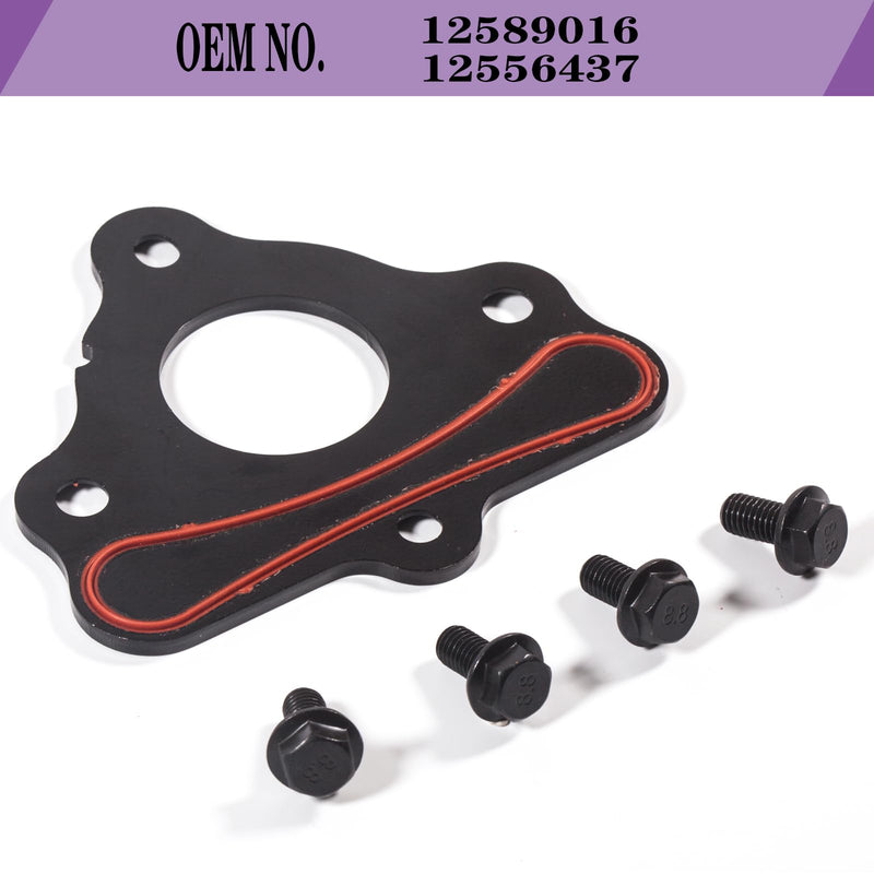 12589016 for GM 5.3 LS Engine Camshaft Retainer Plate Gasket&Bolt Kit 134-1003 Gen 3 4 5 Chevy LS1 LS2 LS3 LS6 LSX LQ4 LQ9 LM7 4.8 5.3 6.0 6.2L Vortec Corvette Cam B31822 551269 12556437.