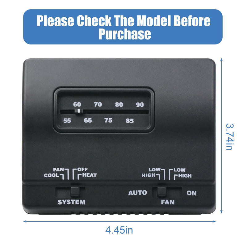 7330F3852 RV Thermostat for Coleman Mach RV Thermostat Heat/Cool 7330F3852 Air Conditioner Parts Single Stage Heating/Cooling Control