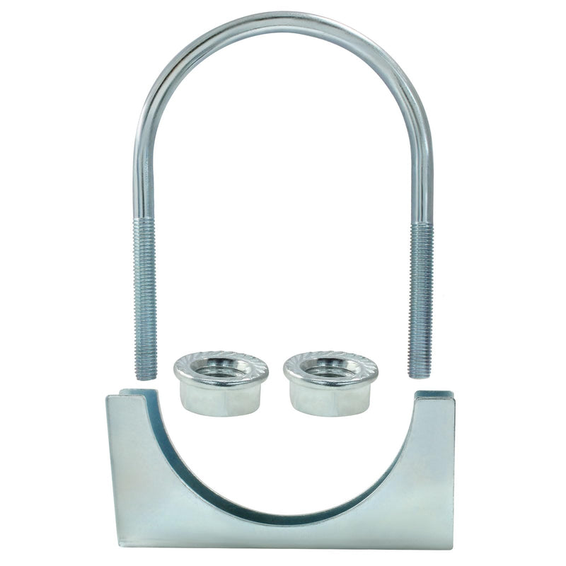 4" U Heavy Duty U-Bolt Clamp, 4 Inch Stainless Steel Muffler Clamps Saddle Style Exhaust Anti-corrosion U-Bolt for Automotive Installation/Car Enthusiasts(2-Pack) 4Inch