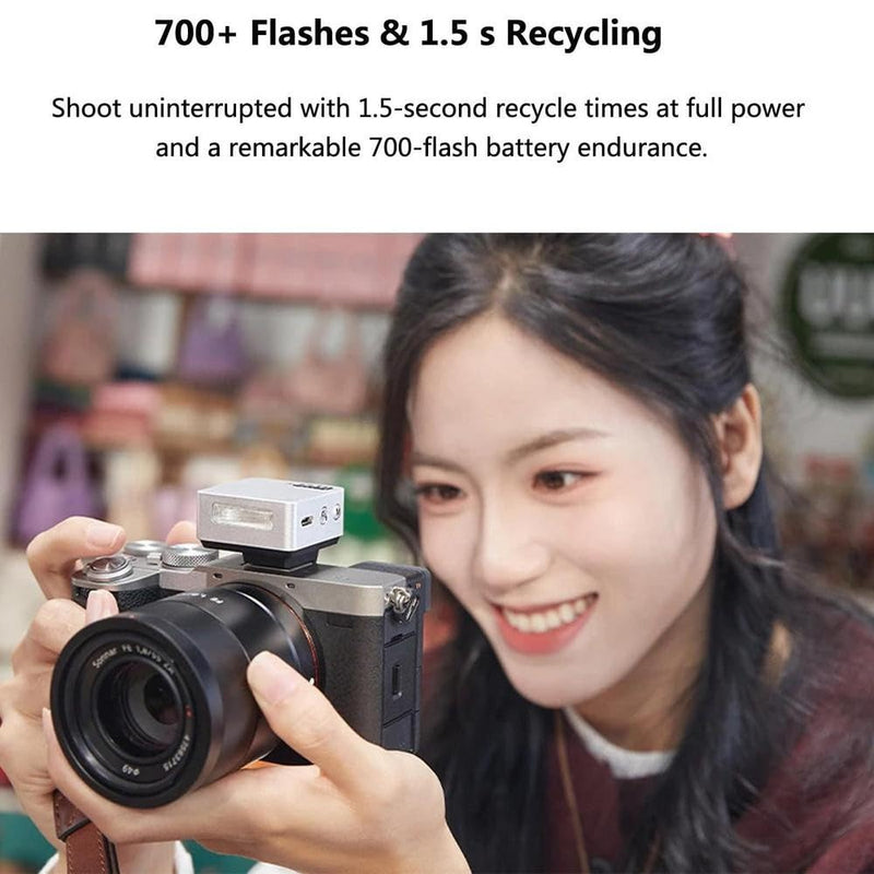 Godox iT20 N IT20N TTL Auto Mini Flash for Nikon Z50 / Z50 II/ D3500/ D750 | i-TTL Manual Modes with USB-C Rechargeable 300mAh Battery,1.5s Recycle,Hot Shoe Triggering for Nikon D3400 Z5 Z6 Zfc