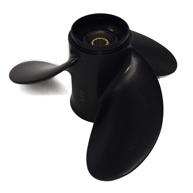 8.5x7.5 8.5x8.5 8.5x9 8.5x9.5 Aluminum Propeller for Tohatsu Mercury Nissan Outboard Motor 12 Tooth 8 1/2x7 1/2 8 1/2x8 1/2 8 1/2x9 8 1/2x9 1/2