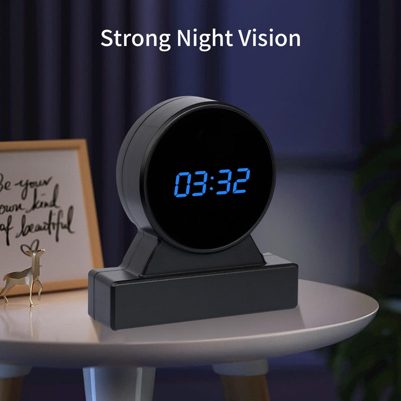 HiSpyCam Wireless Hidden Camera Clock - Full HD 1080P - WiFi Nanny Cam for Home Use - Baby Monitor - Night Vision - Local/Cloud Storage