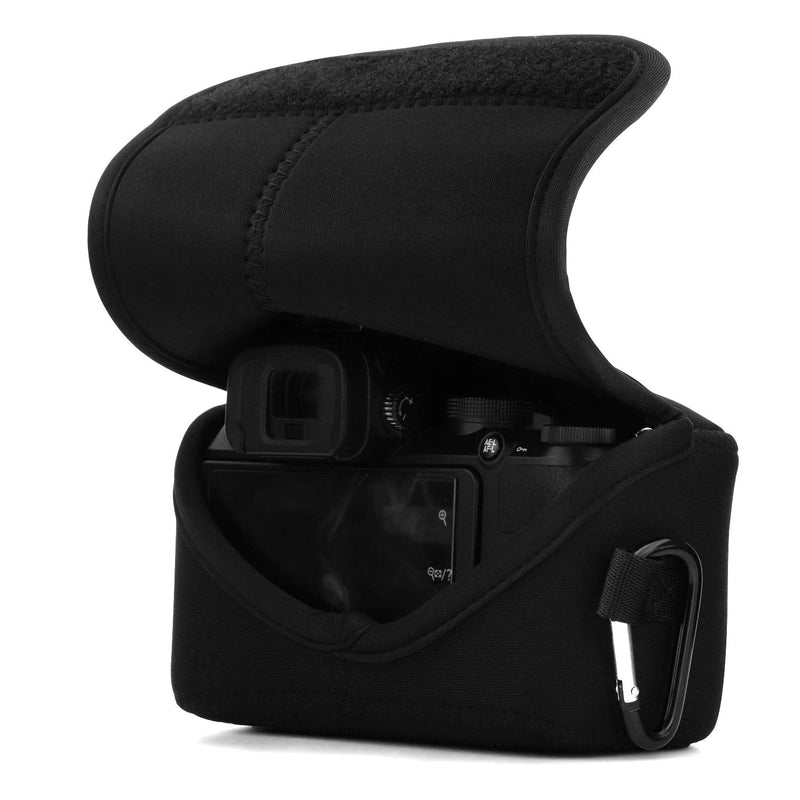 MegaGear MG1817 Ultra Light Neoprene Camera Case Compatible With Nikon Z50 (16-50MM) - Black, PU Leather One Size