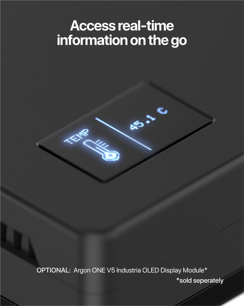 Argon ONE V5 Case with M.2 NVME Dual Expansion Board