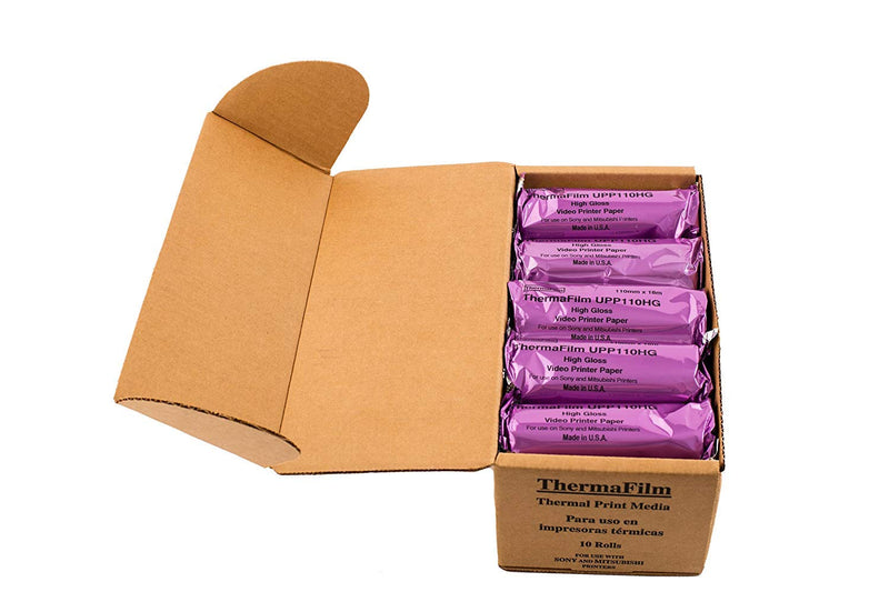 Mitsubishi Compatible UPP110-HG Generic High Gloss Ultrasound Film/Media 5 Rolls, 110mm x 18m