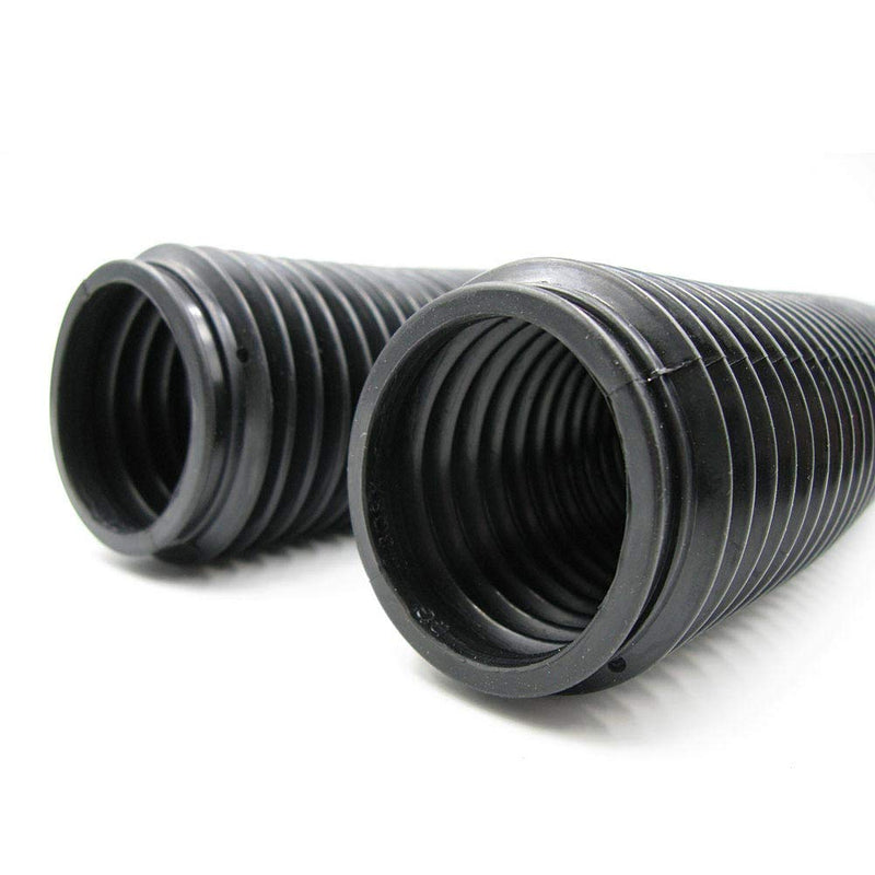 10" Universal Motorcycle Bike Front Fork Cover, Rubber Front Fork Dust Cover Boots Protector Shock Gaiters Pad Wrap Cover Set