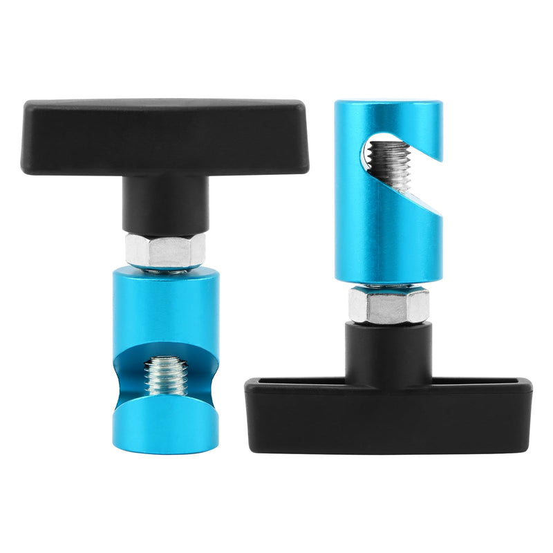 2PC Lift Support Clamps, Hood Lift Clip, Car Hood Strut Fixing Prop, Car Rod Retaining Holder Tool, Blue, Universal Portable Automotive Accessories for Most Vehicles