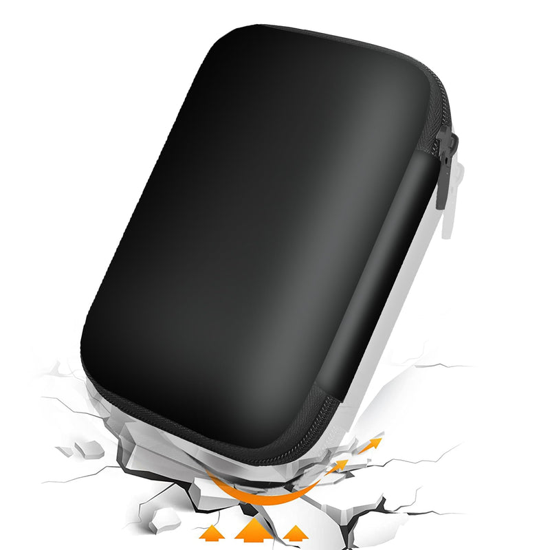 Compatible for GGL.iNet Meet MUDI 7 Case, Lamshaw Durable EVA Carrying Case, Shockproof & Lightweight Protective Cover Compatible with GL.iNet Meet MUDI 7 Wi-Fi 7 GL-E5800 Travel Router (Black) Black