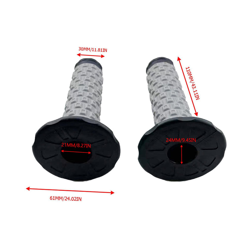 Universal 7/8 Inch Motorcycle Hand Grips Cover Protectors Dirt Bike Throttle Bar Grip Compatible with Kawasaki KX60 KX125 KX250F Suzuki DRZ125L DR650 YZ250F WR250R TTR110 CR80R CRF150R Gary