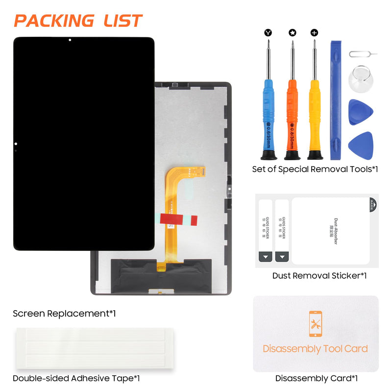 for Samsung Galaxy Tab A11 Plus Screen Replacement for Samsung Tab A11 Plus LCD Display SM-X230 SM-X236B LCD Digitizer Touch Assembly Repair Part