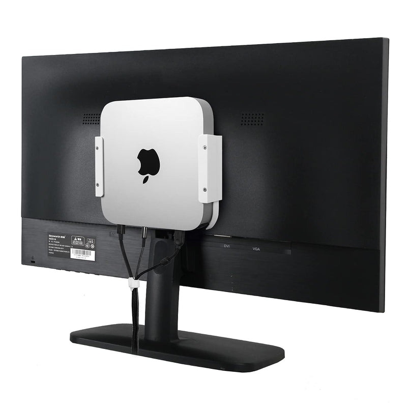 Hosanwell Mac mini Mount | Custom Mount for The Mac mini, VESA Compatible, Wall Mount, Under Desk, Multiple Installation Ways US