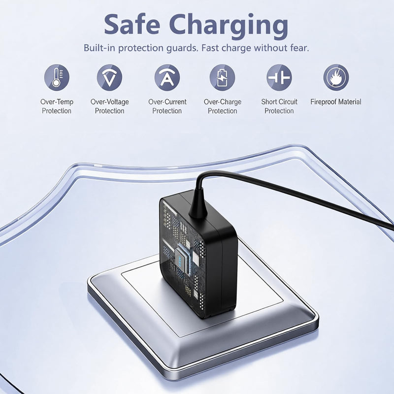 65W 45W USB-C Laptop Charger Replacement for ASUS Chromebook ZenBook | Compatible with All ASUS Chromebook & ZenBook Series 65W 45W USB Type C Power Adapter