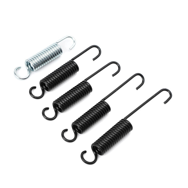 5Pcs Motorcycle Side Stand Spring in Heavy Spring Steel Material,Overall Length 75mm 90mm 100mm 110mm 120mm Fit for Most Motorcycle Mopeds Scooter E-bike
