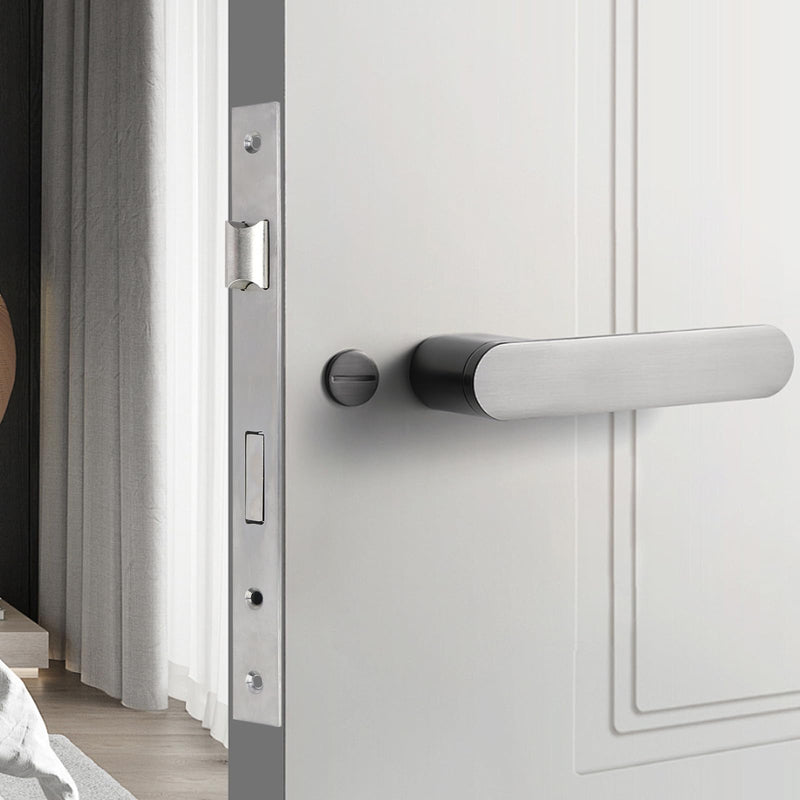 1PCS Silver Aluminum Alloy 2 Point Bolt Mortise Lock Replacement Fit for Pella Storm Door Handle Set Part with Screws 2085