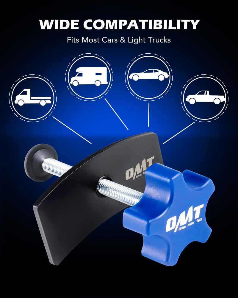 Orion Motor Tech Brake Pad Spreader, Heavy Duty Brake Pad Spreader Tool, Brake Piston Compressor Tool for Compressing Inner Pad, Solid Steel Disc Brake Caliper Spreader for Cars & Light Trucks Lite