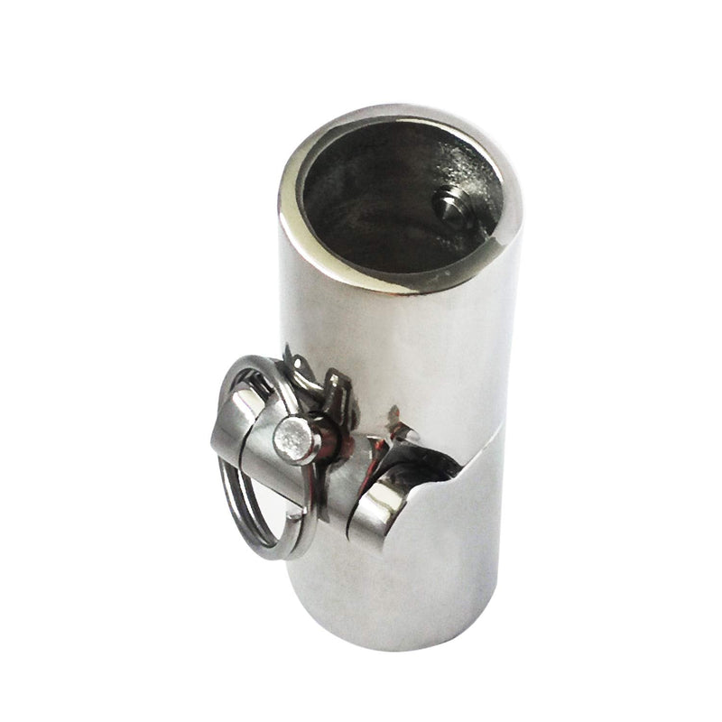 316SS Marine Grade Boat Pipe Connector, Stainless Steel Folding Swivel Coupling Tube Pipe Connector Boat Hardware Fitting for (22mm) 7/8inch Tube For (25mm)1nch O.D tube