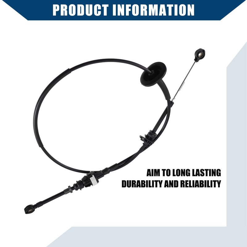 F5TZ-7E395-A/Inner/Automatic Transmission Gear Shifter Cable for Ford F150 1992-1996 for Ford Bronco 1992-1996 / Auto Trans Control Lever Cable/Plastic / 1 Pcs/Black