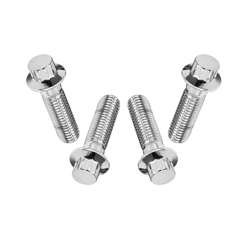 Front Brake Caliper Bolts, M10x1.5 Metric Bolt for 2004-2024 Harley Sportster 883 1200XL 48 72, Softail Dyna Touring Road Glide Road King Street Electra All Models, Includ Installation Tools (4) 4