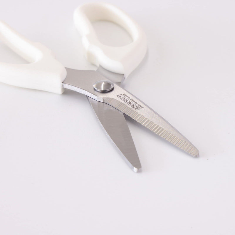 Kids Kitchen Scissors, Right-hand, with Safety Cover, Made in Japan, Stainless steel for easy cleaning, Small Size For Kids