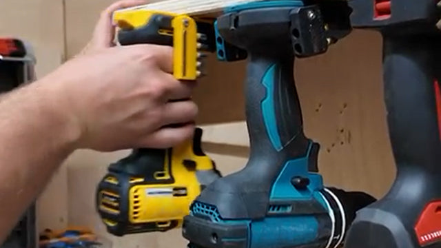 StealthMounts Tool Holder Compatible with Makita 18V LXT (4 Pack) - Black | StealthMounts Tool Mounts | Made in the UK