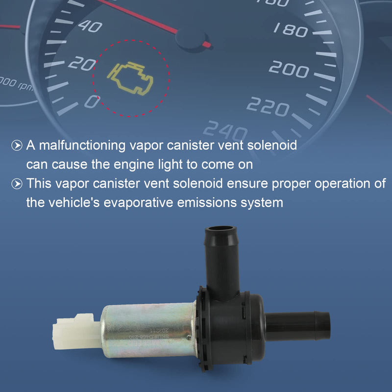 Vapor Canister Vent Solenoid Compatible with 2005-2007 Ford Mustang, 2005-2006 Ford Expedition, 2005-2006 Lincoln Navigator, 2005 Lincoln Town Car Replaces# 911-230