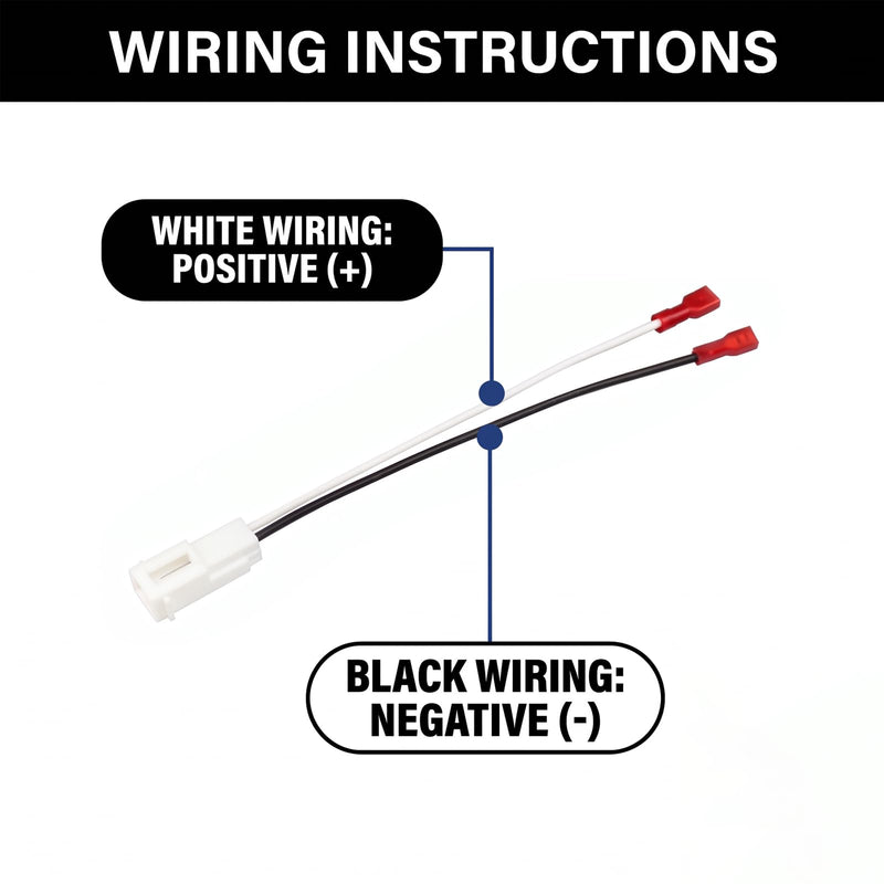 4PCS Car Dash Tweeter Wiring Harness Adapter, Front Speaker Connector Plug for Car Audio Replacement, White Plastic Design Compatible with 2006-2021 Ram 1500 and 2011-2017 Cherokee