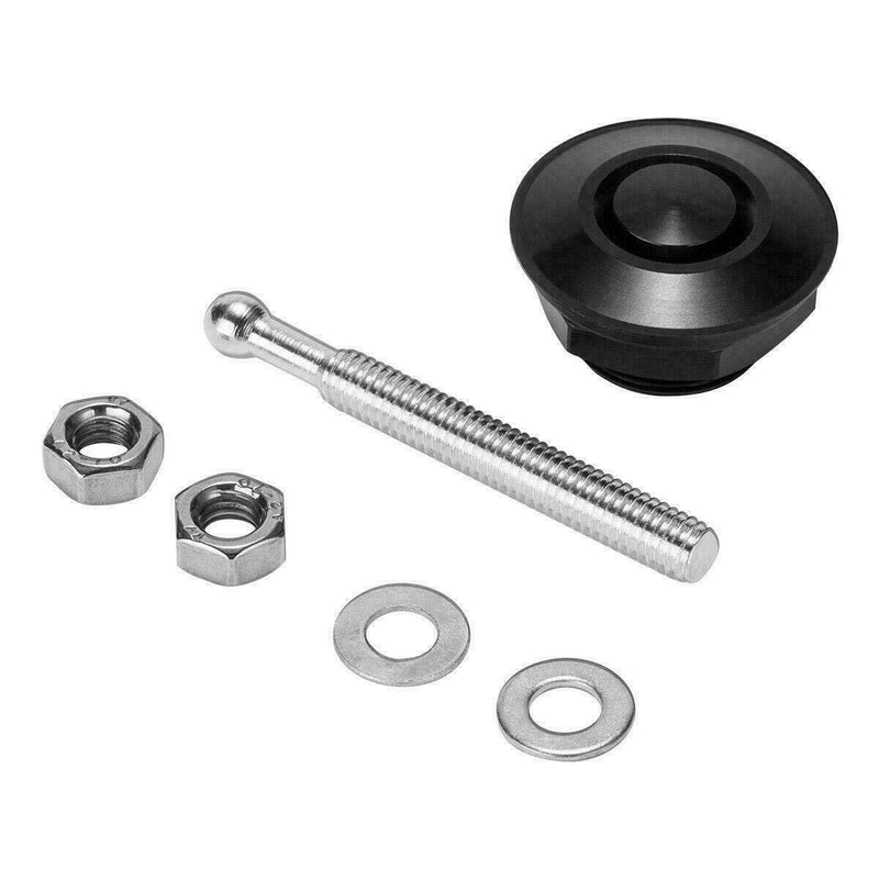 8 Pcs 1.25 inch Universal Stainless Steel Rod Vehicle Hood Pins-Quick Release Lock Latch Bumper, License Plate Lock Clip, Push Button Bonnet