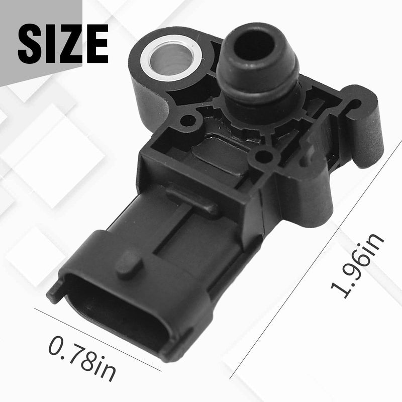 12591290 55573248 Manifold Absolute Pressure Sensor, Replacement for Buick, Replacement for Cadillac, Replacement for Chevrolet, Replacement for GMC, Replaces 12711681, 2133842, 0261230146