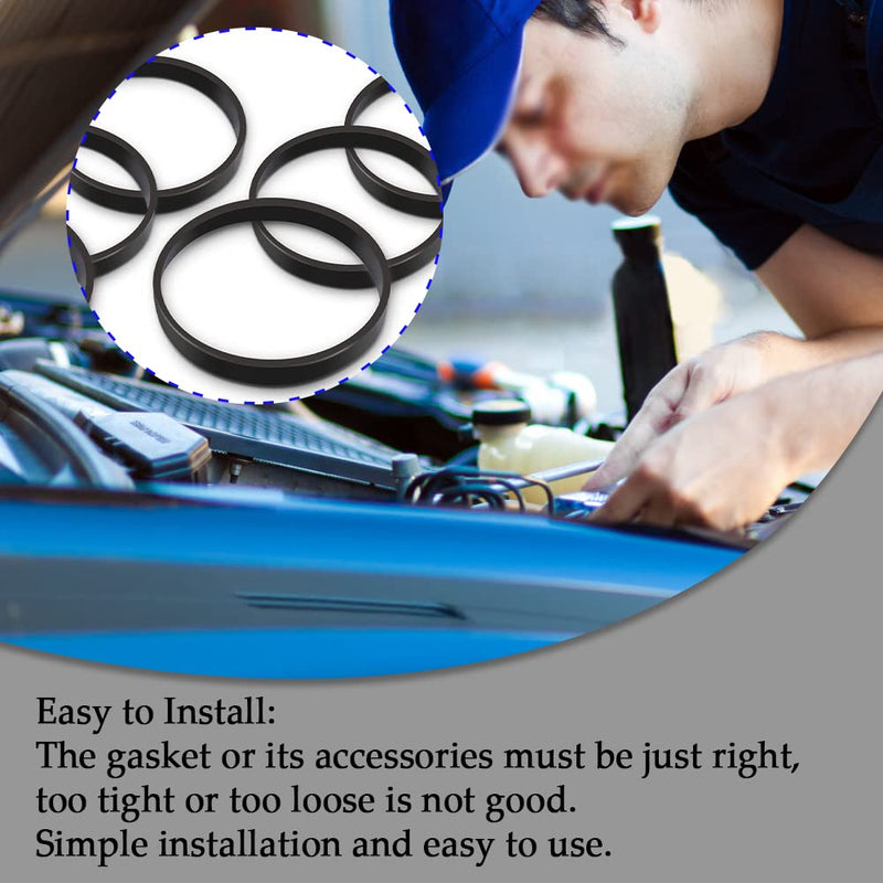 6 PCS Intake Manifold Rubber Sealing Gasket for N52 N54 E60 E70 E90 E92-128i 135i 325xi 328i 328xi 330i 335i 525xi 528i 530i 535xi 640i M5 M6 X1 X3 X5 X6 Z4, Replace 11617547242