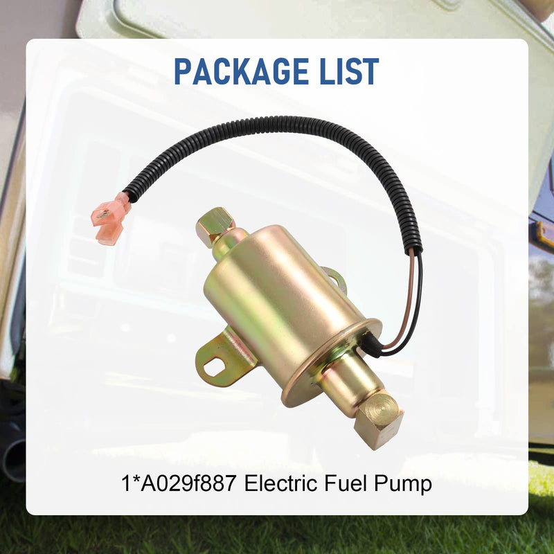CARMOCAR Electrical Fuel Pump 149-2620 A029F887 A047N929 replacement for Onan Cummins E11015 Fuel Pump