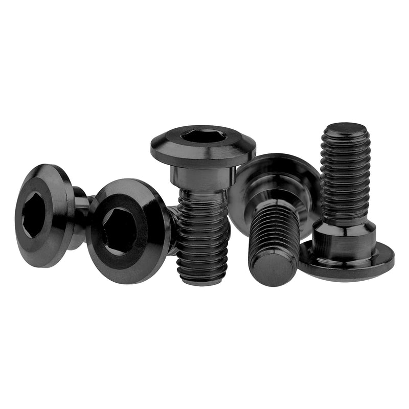  [AUSTRALIA] - Titanium Ti Motorcycle Rear Brake Rotor Bolt Screw M8 x 20mm for YAMAHA Pack of 5 (Black) Black
