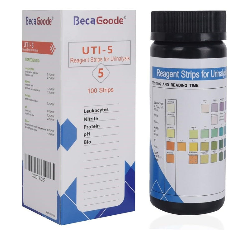 Urine Test Strips 5 para,UTI Test/Urinary Tract Infection 100ct