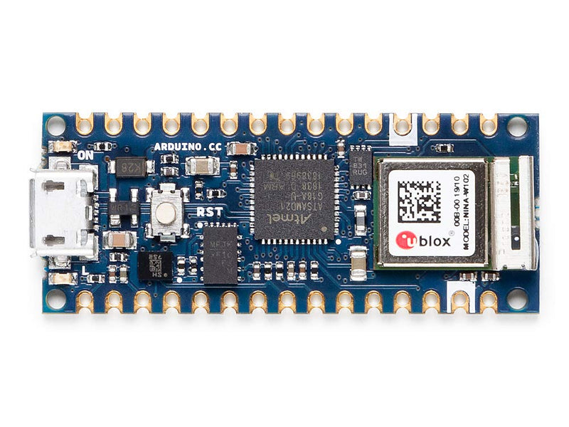 Arduino Nano 33 IoT [ABX00027] – 32-bit ARM Cortex-M0+, WiFi & Bluetooth, 256KB Flash, 32KB SRAM, Secure Element, 14 Digital I/O Pins, 6 Analog Inputs, Compatible with Arduino IDE for IoT Projects