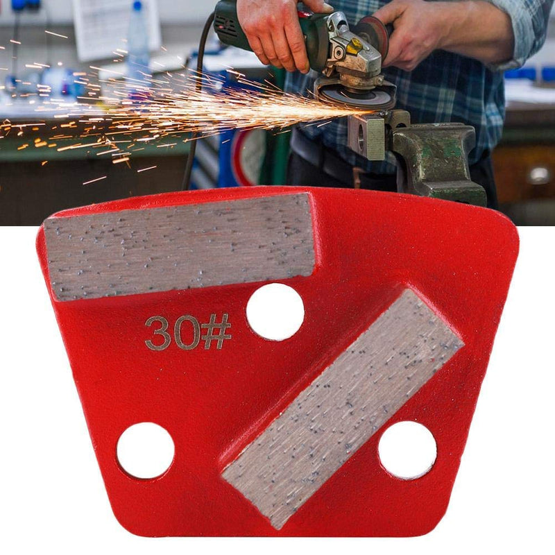3PCS Trapezoid Grinding Disc, Floor Grinding Pad Concrete Grinding Disc #30 Grit Trapezoid Metal Scraper for Grinder Floor Concrete (3)