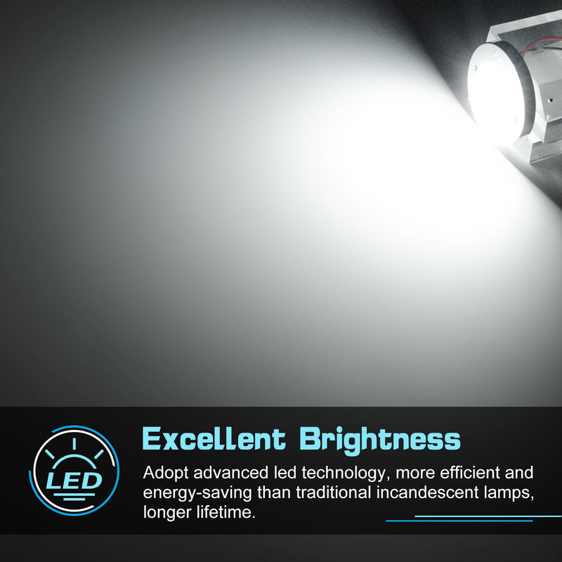 UCINNOVATE 4Pcs 3.15”Round LED Marine Light with sliver housing, Navigation Boat Lights, LEDs Boat Interior Light, Deck Courtesy Lighting IP65 Waterproof, LED Marine Stern Lights, 12-24V (White) 4PCS-3.15INCH White (Silver housing)