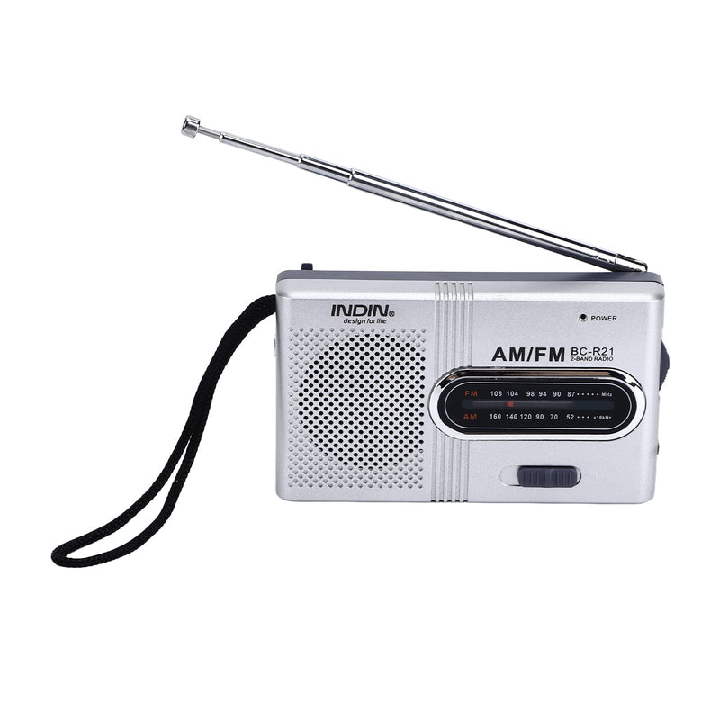 Generic Portable Pocket Mini AM FM Player Compact Battery Operated Portable Small for Outdoor Camping Hiking Emergency ABS Material 3.7 x 2.2 x 0.9 Inch