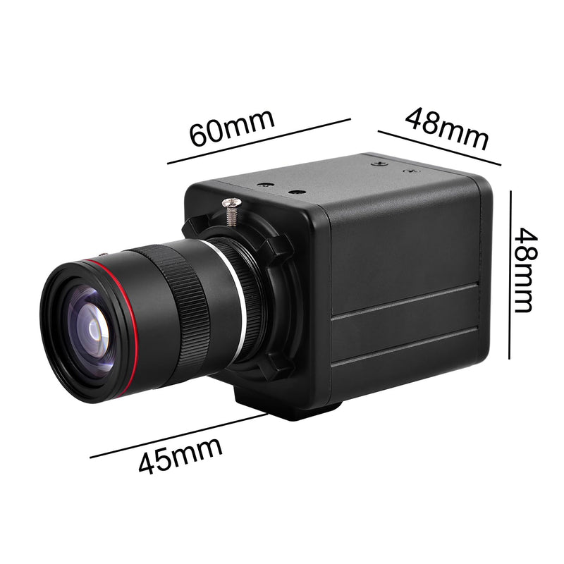 2K 4MP HD Mini CCTV POE WDR AI Box Bullet Netwok IP Security Camera 1/1.8" 6-12mm F1.6 Varifocal Lens Human Vehicle Motion Detection Face Record XMEYE