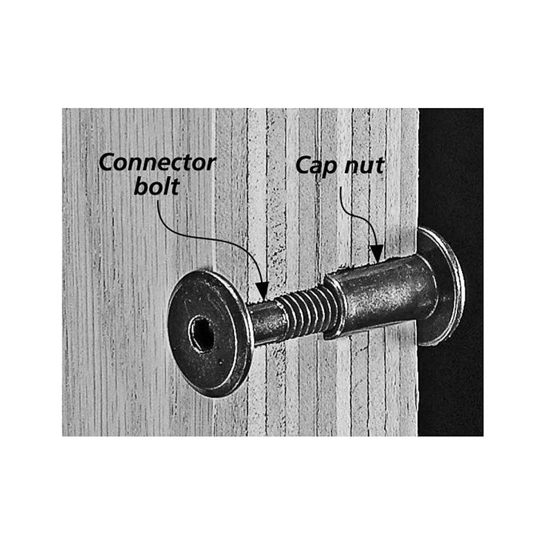 Knob Deals 1/4-20 Joint Connector Nut, Hex Drive, 17mm Head (Bronze Finish) - 100 Pack 1/4-20 Nut Bronze