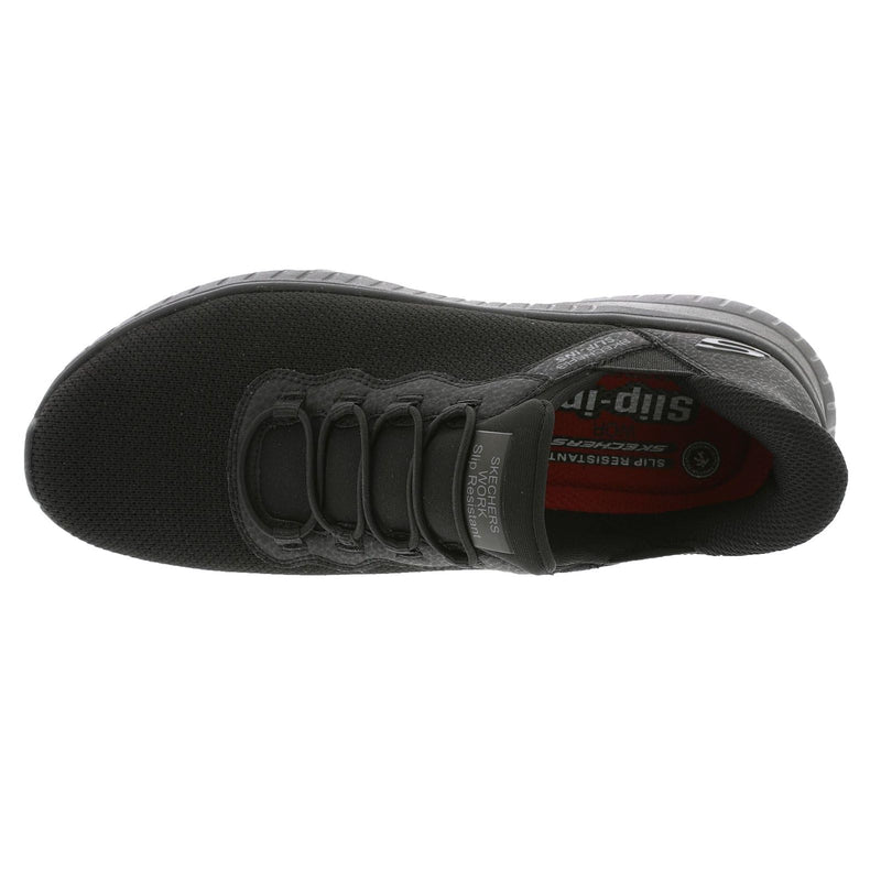Skechers Women's Hands Free Slip-ins Work Squad Chaos SR - Jasul Shoe 8.5 Black