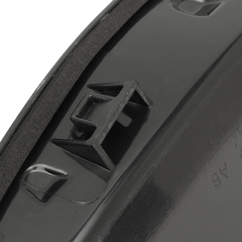 Hood Vent Cover ABS Plastic Fit for Jeep JK Wrangler 2007-2017 JK Part # 68185319AB 68185319AA 68185318AB 68185318AA, Louvers Engine Inlet Vents, 1 Set of 2 Exterior Accessories, Black