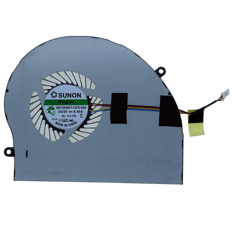 CPU + GPU Cooling Fan for Dell Alienware 17 R4 R5 Series Laptop P31E ALW17C 0K2PKV 04RFW1 MG75090V1-C060-S9A MG75090V1-C070-S9A